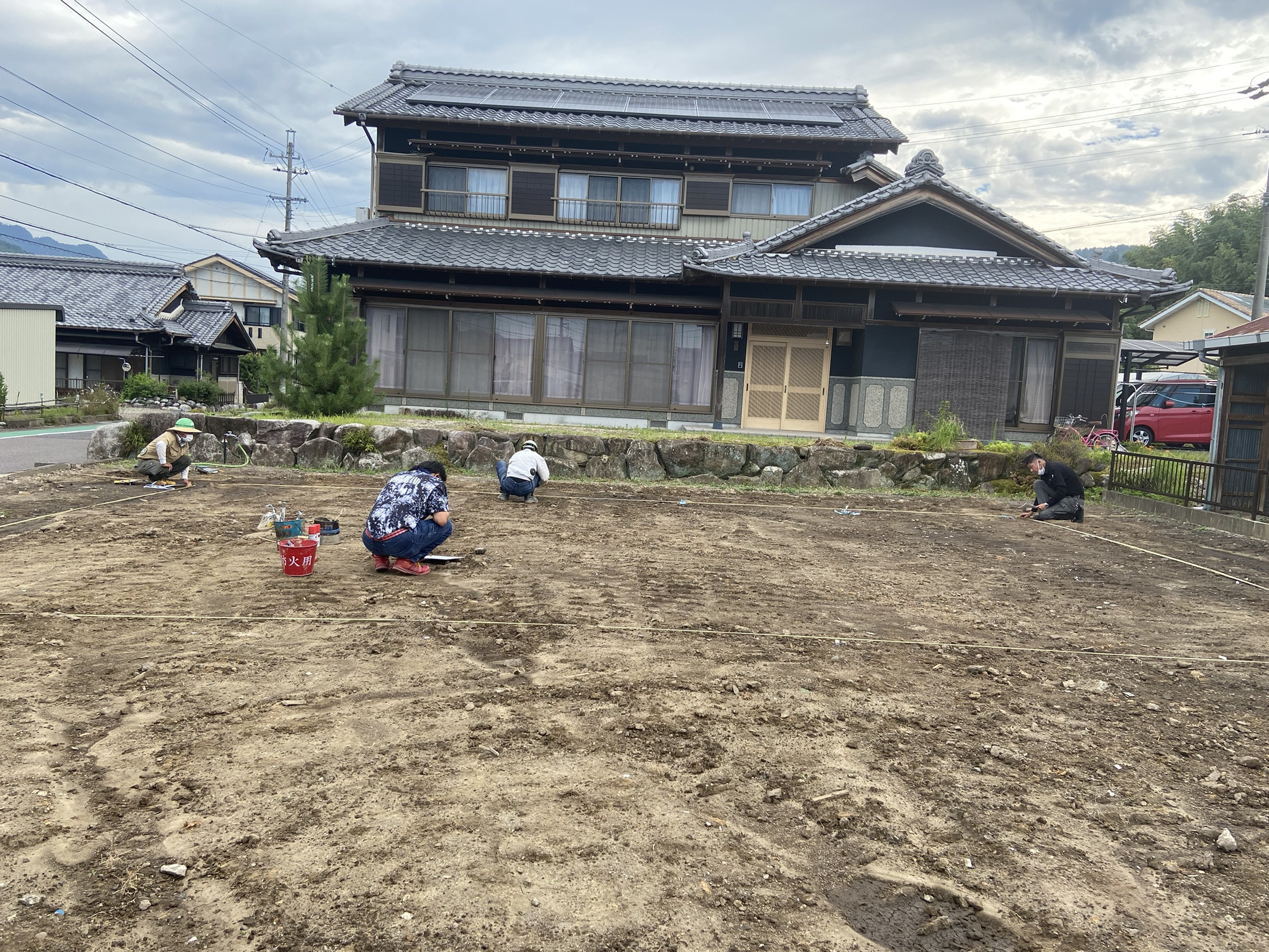 岐阜県K町KN様邸地盤改良工事画像